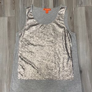 Joe Fresh sequin tank top